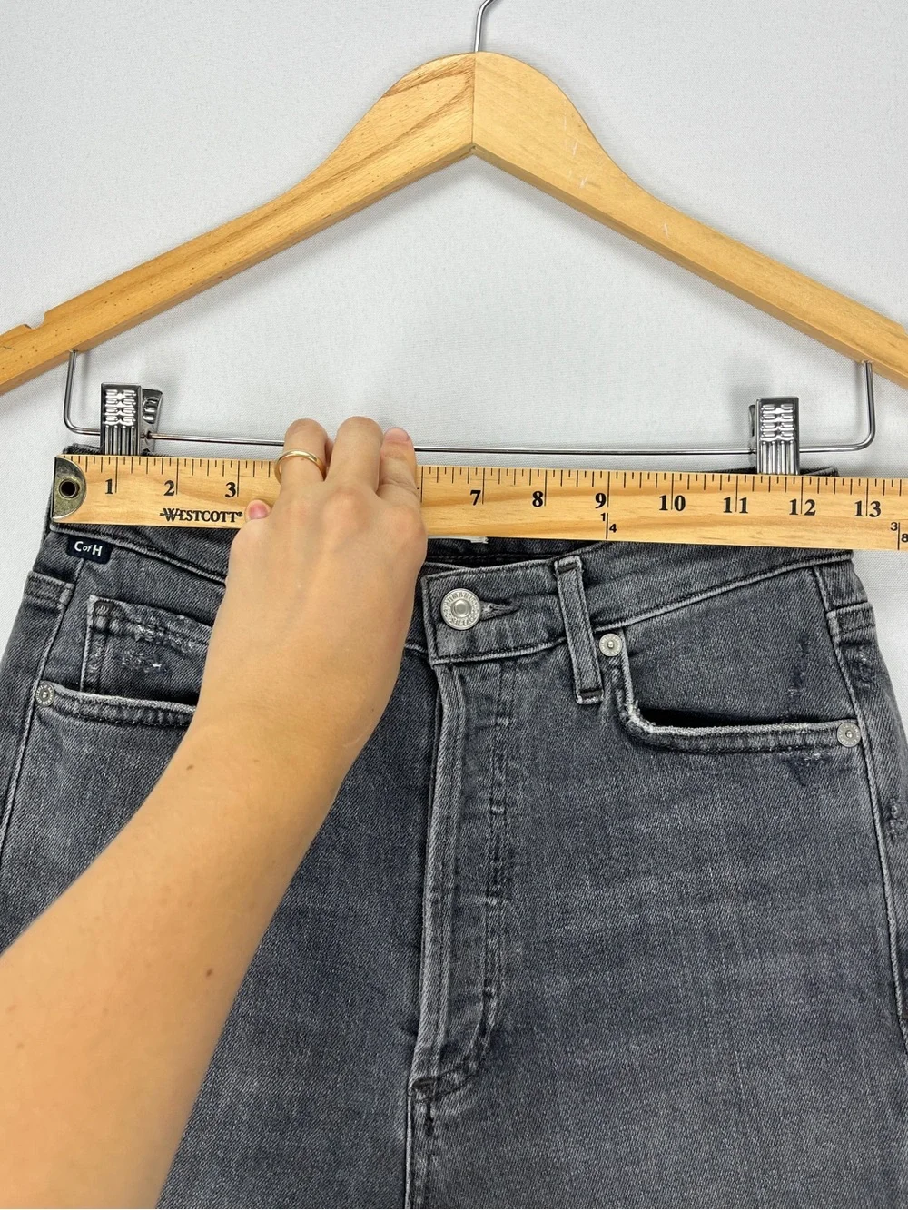Citizens Of Humanity Premium Vintage Olivia Ankle Jeans Women’s 25 Grey Denim